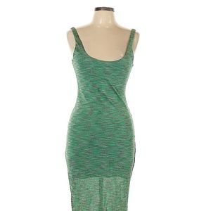 Midi-length Mint Green Dress